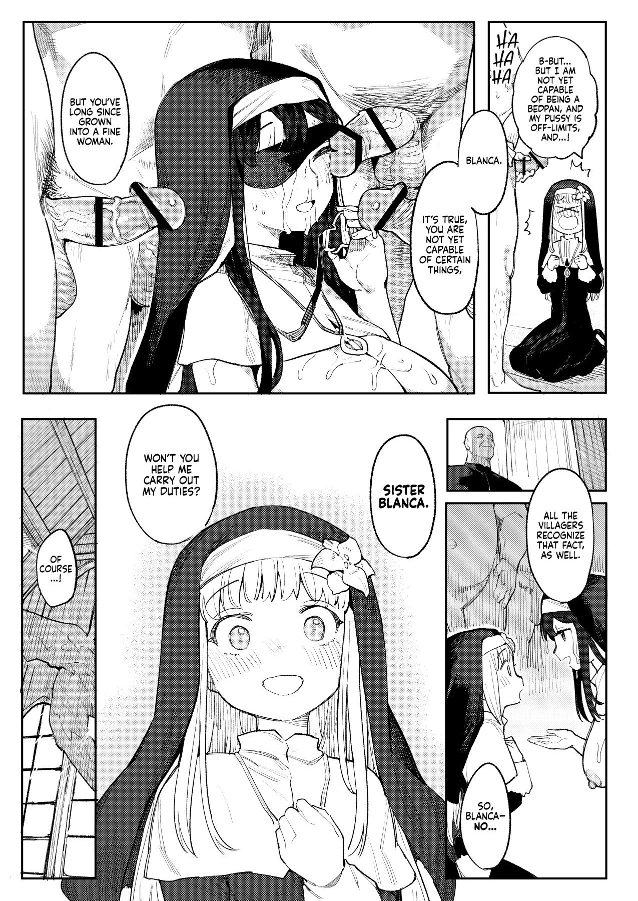 Hentai Manga Comic-Holy Cumdump Blanca-Read-20